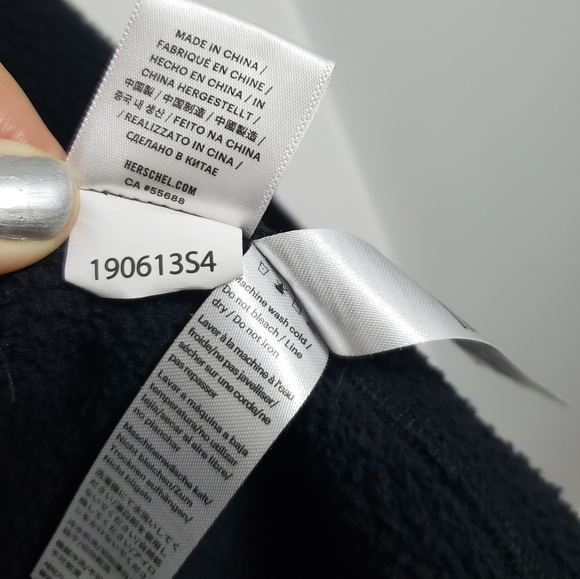 HERSCHEL Black Fleece Jacket - Picture 9 of 9